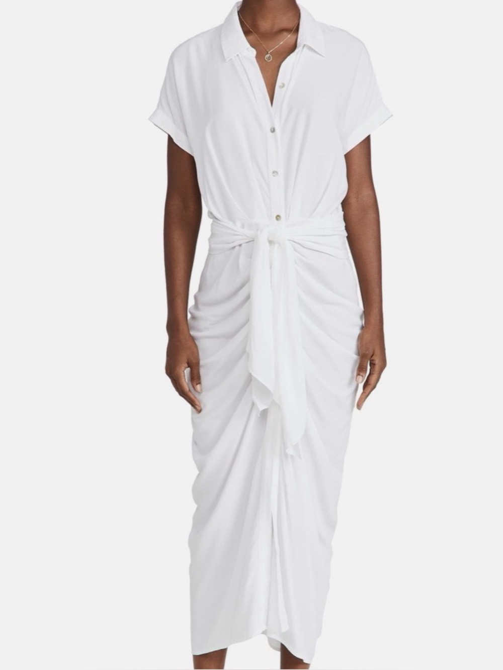 L*Space Prism White Midi Dress